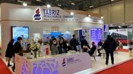 استقبال بازدیدکنندگان از غرفه نمایشگاه پتروشیمی تبریز در نمایشگاه اوراسیا